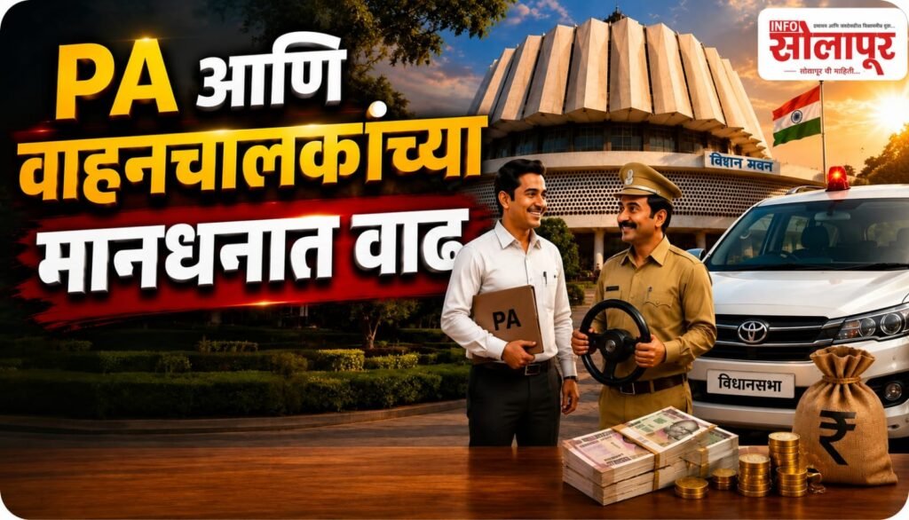 स्वीय सहाय्यकांचे मानधन ३० हजारांवरून ४० हजार रुपये झाले आहे. व वाहनचालकाचा पगार आता 20 हजार वरून 30 हजार.