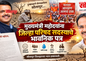 सचिन जाधव यांचे मुख्यमंत्रीांना पत्र; दुष्काळग्रस्त भागाची तातडीने पाहणी करण्याची मागणी