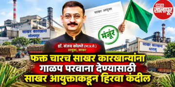 सोलापूर विभागातील केवळ ४ साखर कारखान्यांचे प्रस्ताव परिपूर्ण; ४५ कारखान्यांचे प्रस्ताव त्रुटींमुळे परत